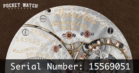 pocketwatchdatabase|pocket watch serial number chart.